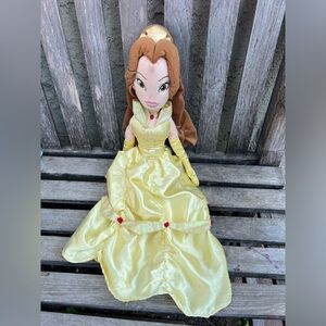 20” disneyland princess belle doll toy disney store beauty and the beast plush